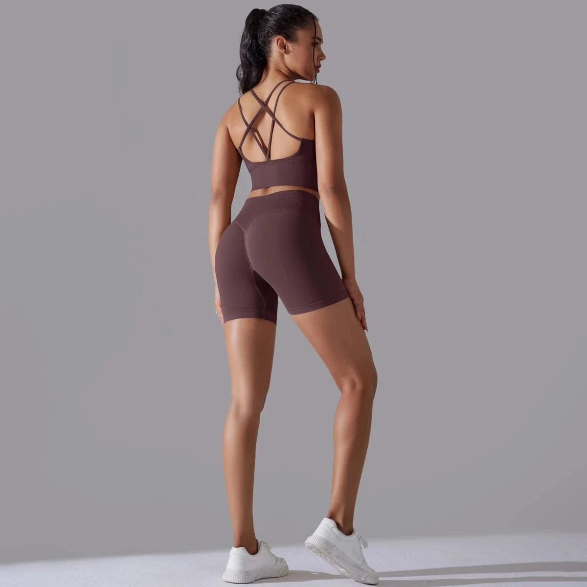 Ensemble Yoga Femme | Zen Summer Style Coffee / L