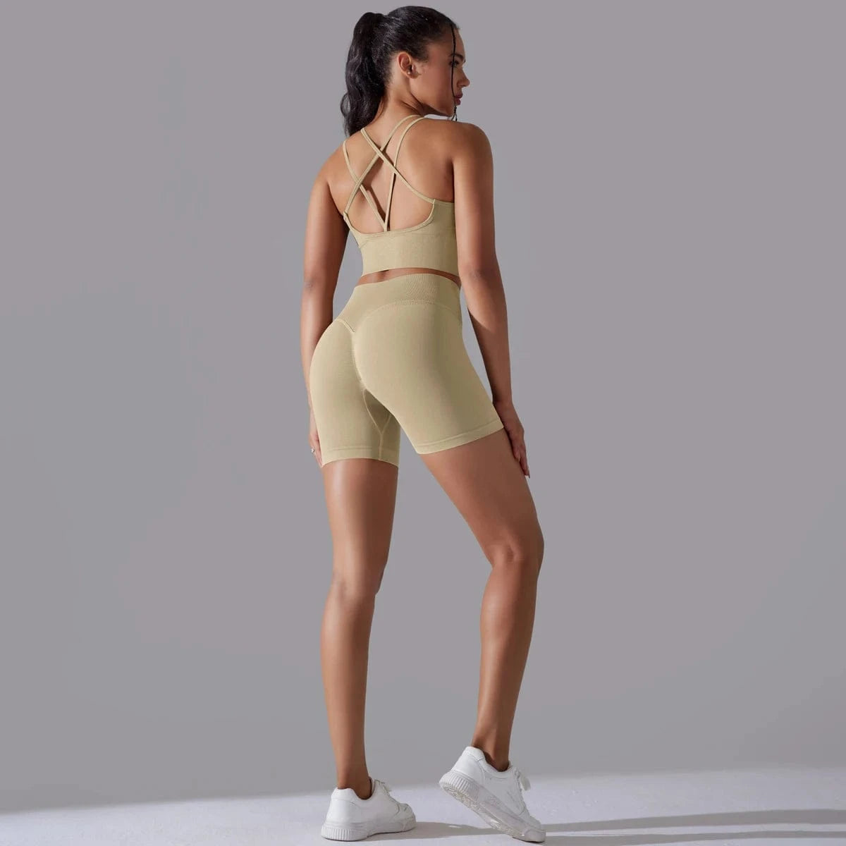 Ensemble Yoga Femme | Zen Summer Style Light Camel / L