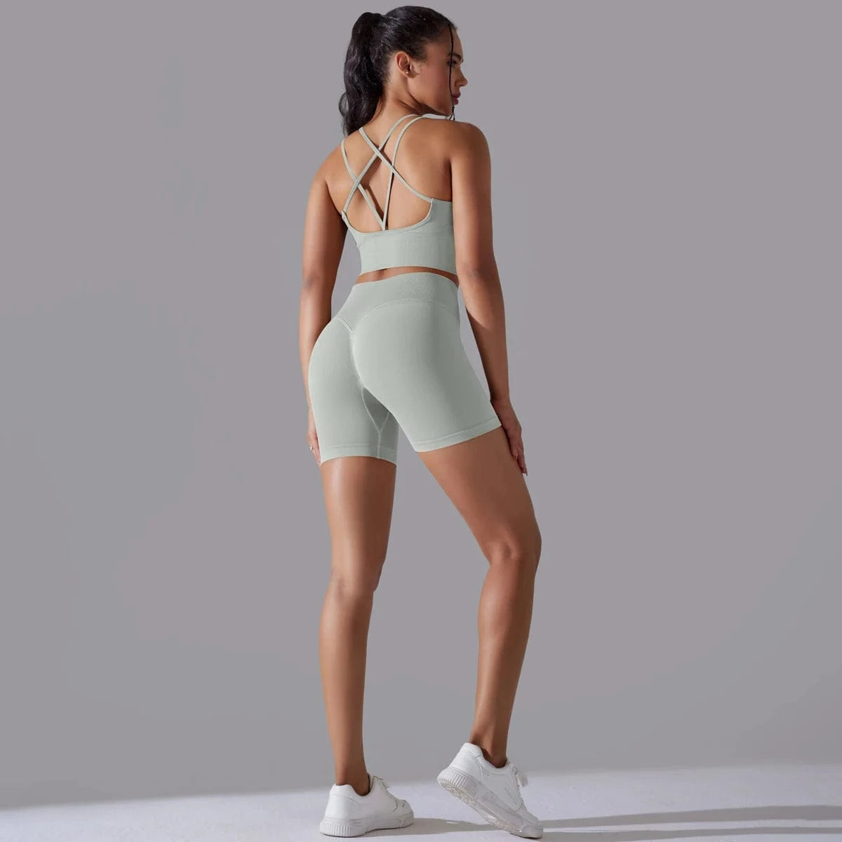 Ensemble Yoga Femme | Zen Summer Style Light Grey / L