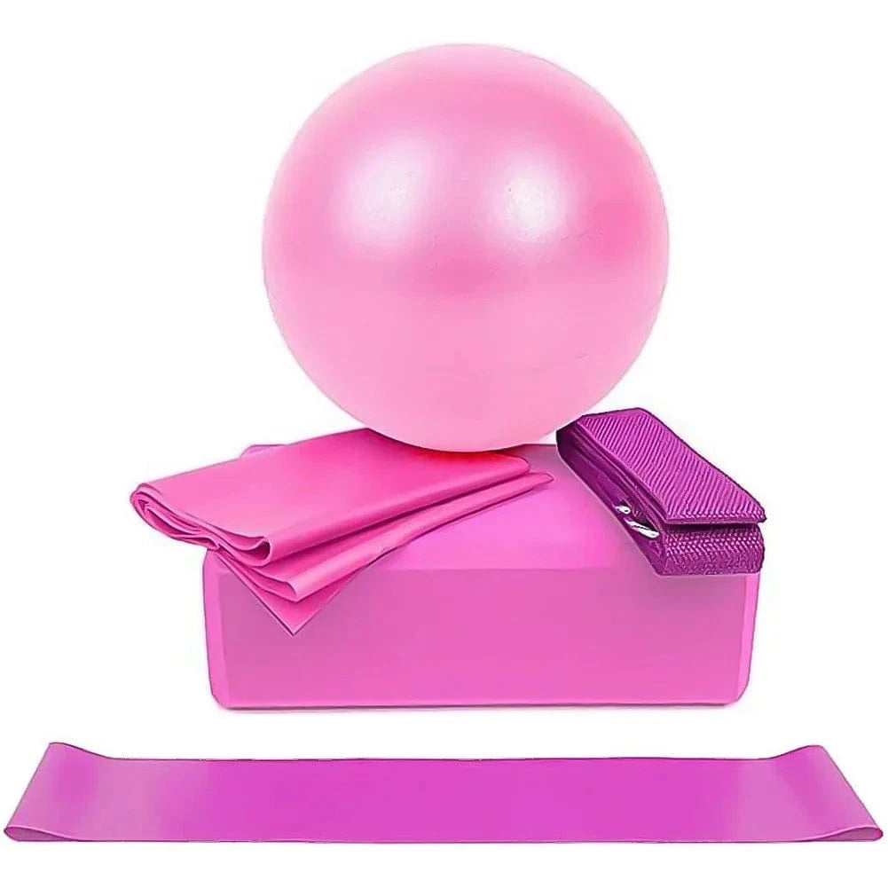 Materiel Yoga | Kit 5Pcs Color Pink