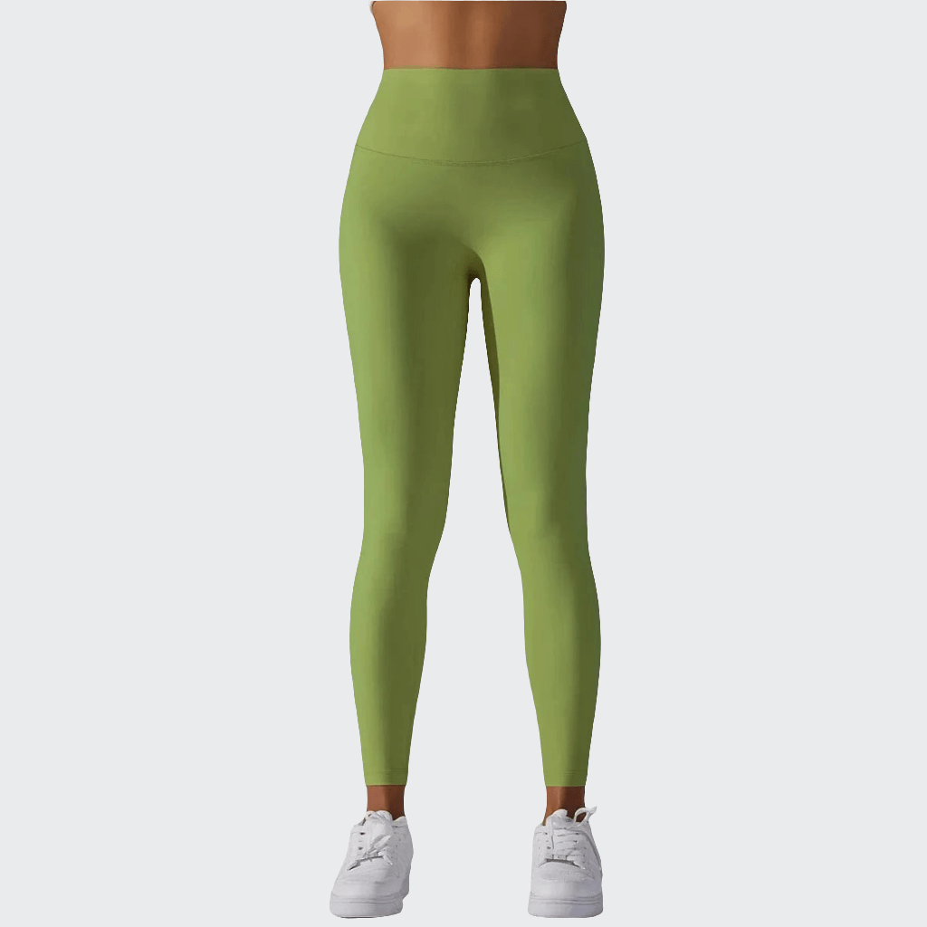 Pantalon Yoga Femme | Leggins Regular Taille Haute Green / S