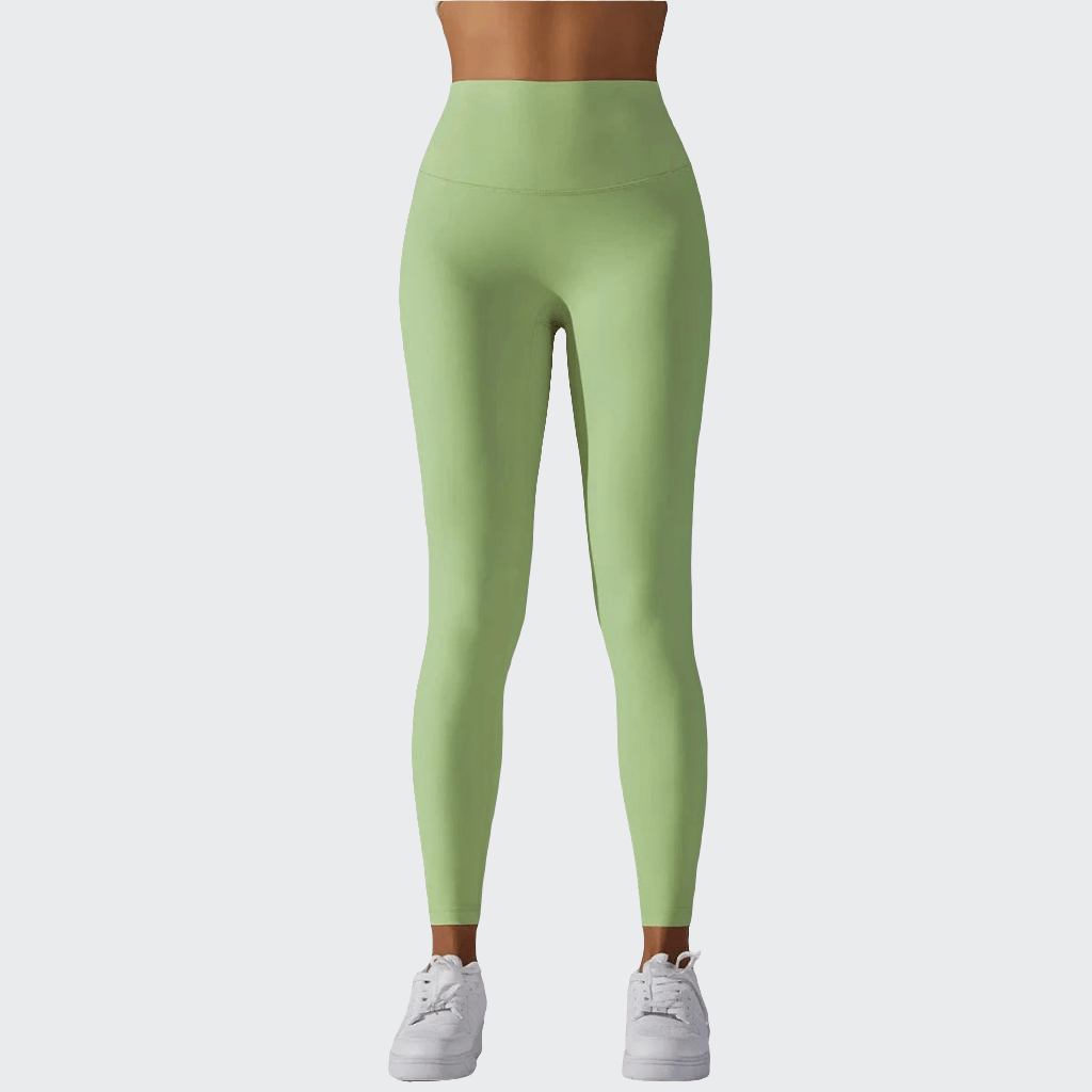 Pantalon Yoga Femme | Leggins Regular Taille Haute Light Green / M