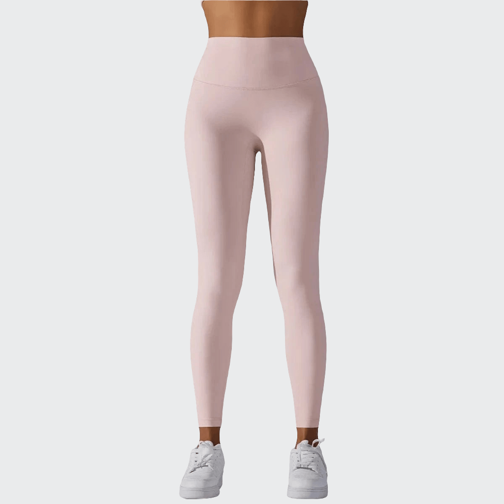 Pantalon Yoga Femme | Leggins Regular Taille Haute Light Pink / M