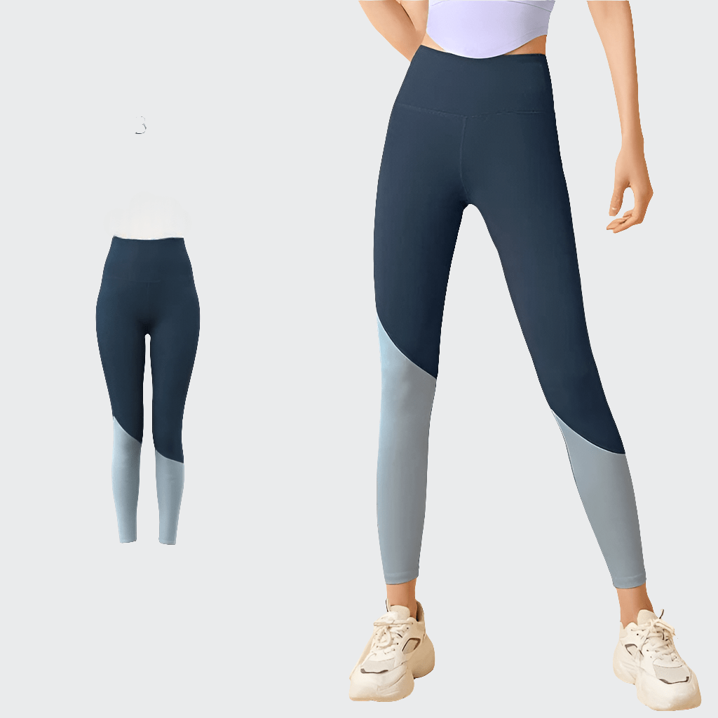 Pantalon Yoga Femme | Slim Bi-Colore Blue / XXXL
