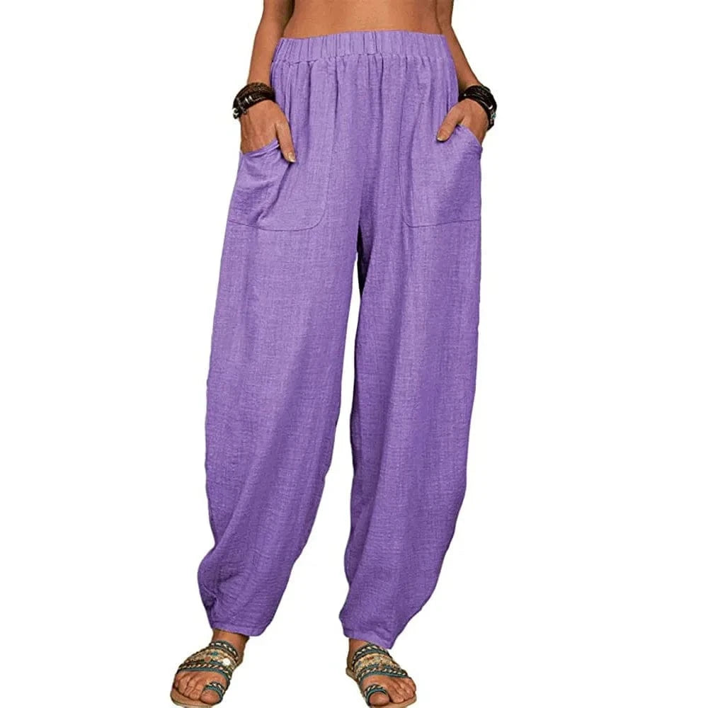 Pantalon Yoga Femme | Zen Cool Retro PURPLE / XXXL