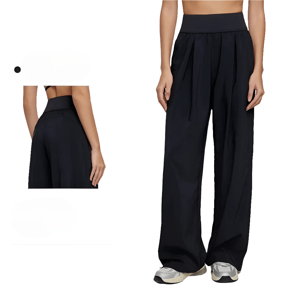 Pantalon Yoga Femme | Zen Drapé black / S