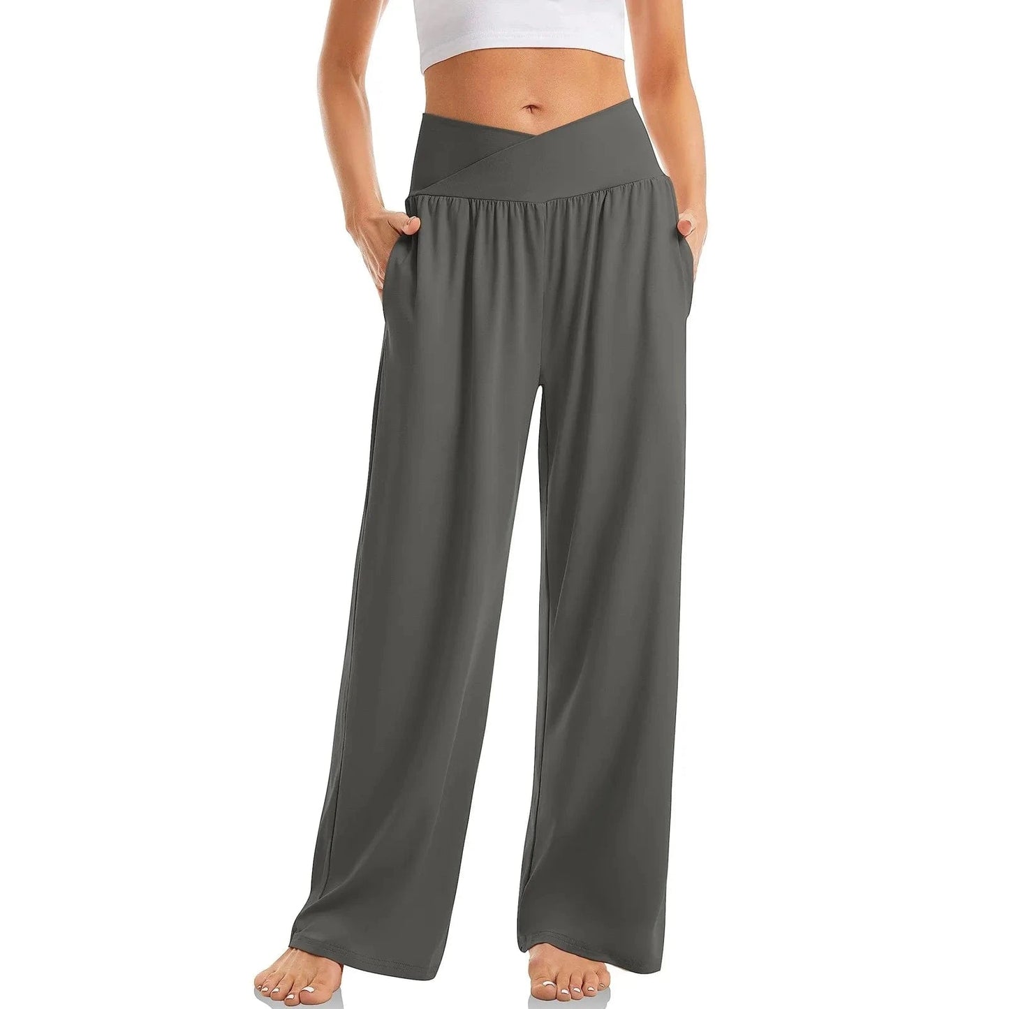 Pantalon yoga femme | Zen Fitness Large Dark Gray / M