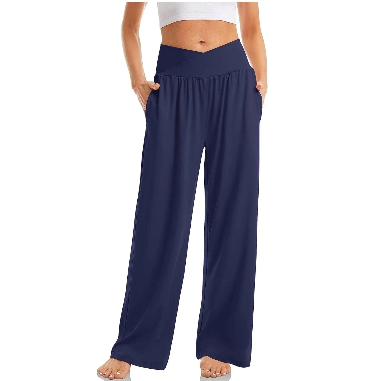Pantalon yoga femme | Zen Fitness Large Navy / XL