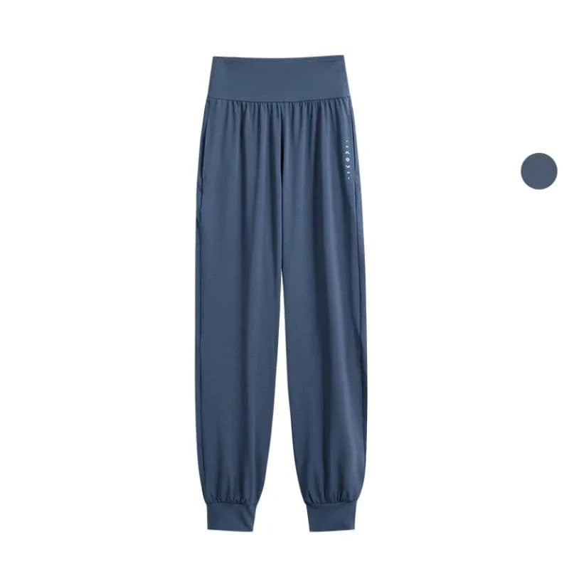 Pantalon Yoga Femme | Zen Premium Pant : matière respirante et confort Blue Pants / XXL