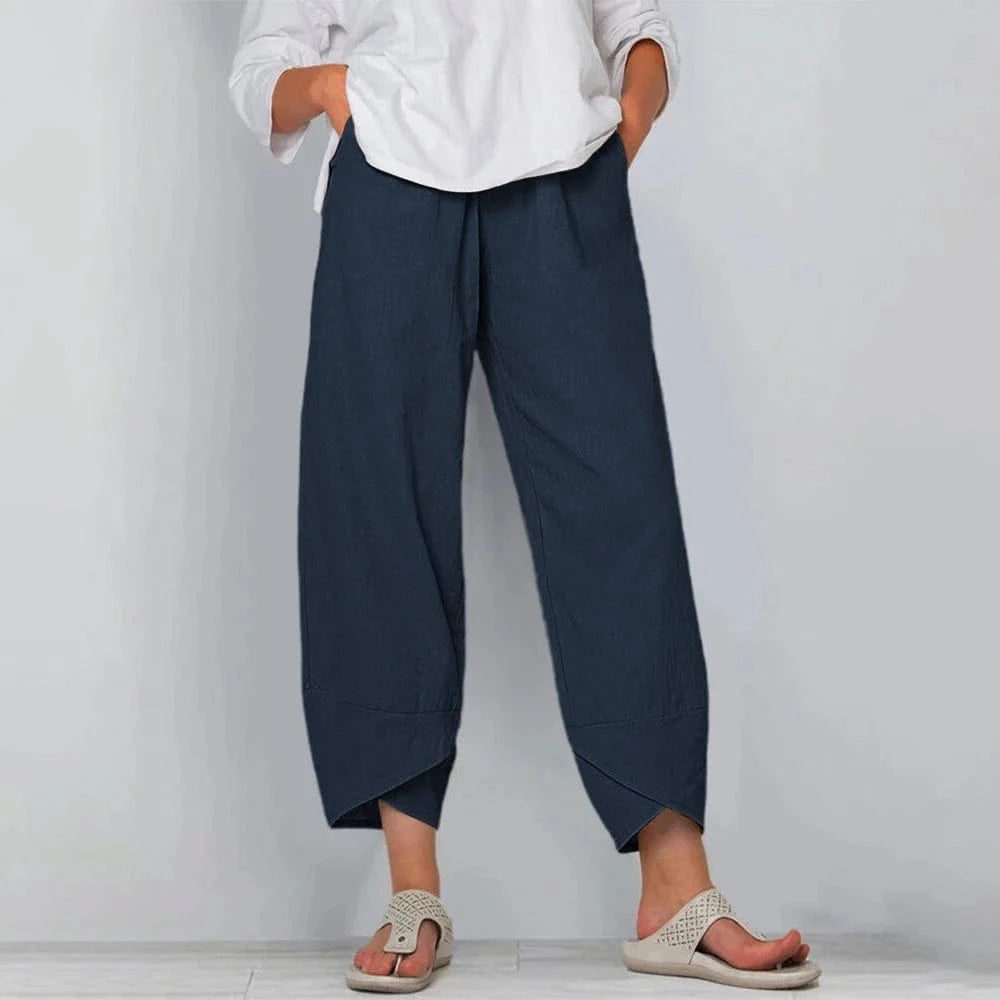 Pantalon Yoga Femme | Zen Sarouel Yoga DEEP BLUE / 5XL