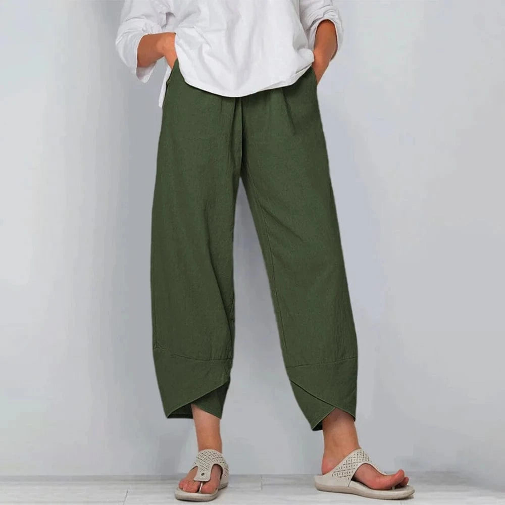 Pantalon Yoga Femme | Zen Sarouel Yoga green / 5XL