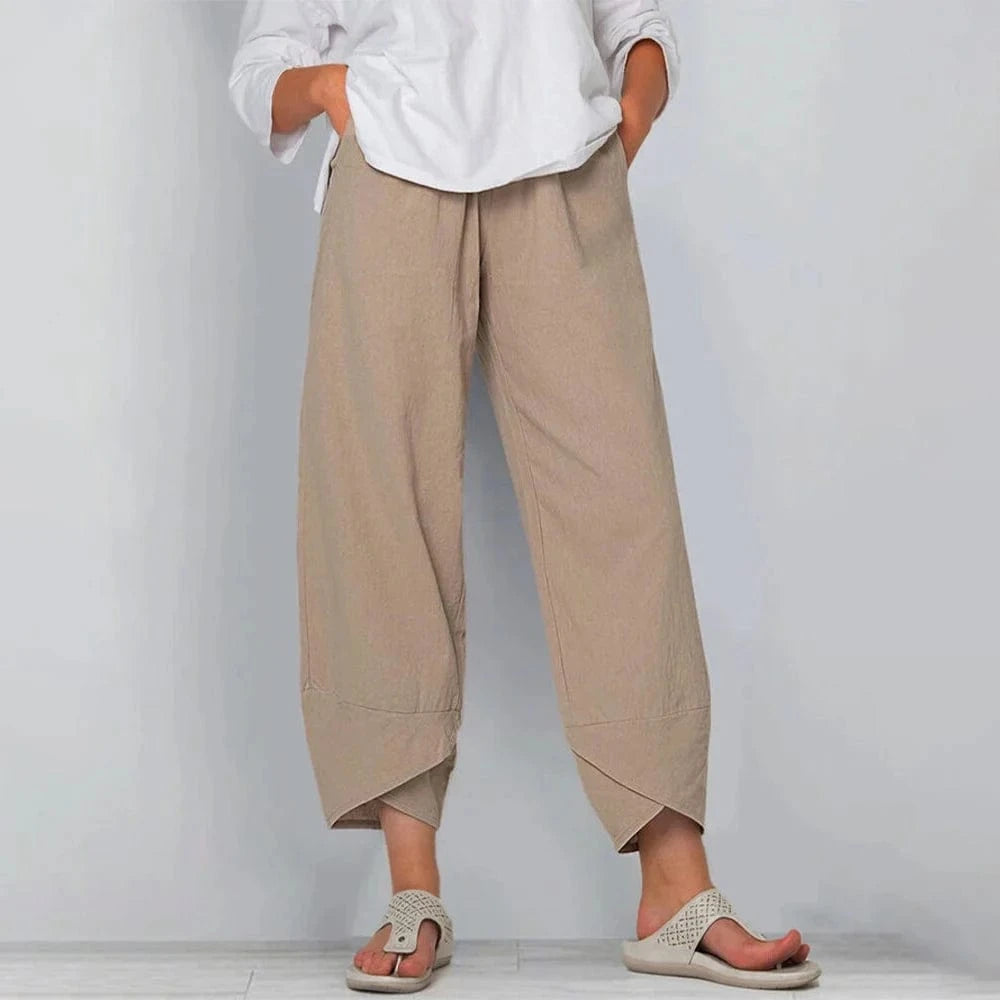Pantalon Yoga Femme | Zen Sarouel Yoga Khaki / 5XL