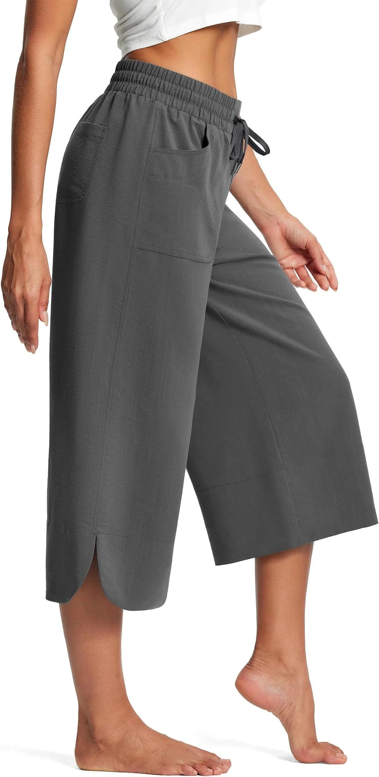 Pantalon Yoga Femme | Zen Summer Ample gris bleu / XXXL