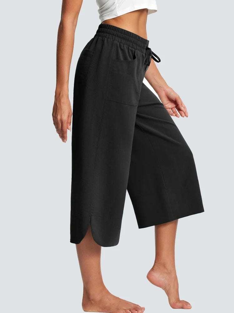 Pantalon Yoga Femme | Zen Summer Ample noir / XXXL
