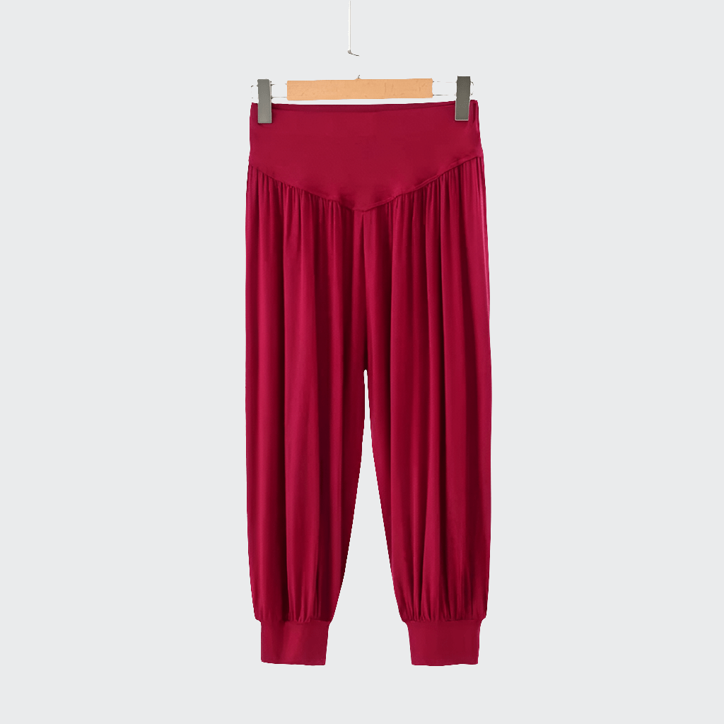 Pantalon Yoga Femme | Zen Summer Harem wine / XXL