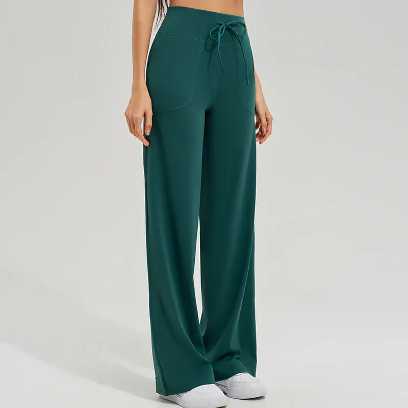 Pantalon Yoga Femme | Zen Yoga Large : confort et fluidité Green / XL