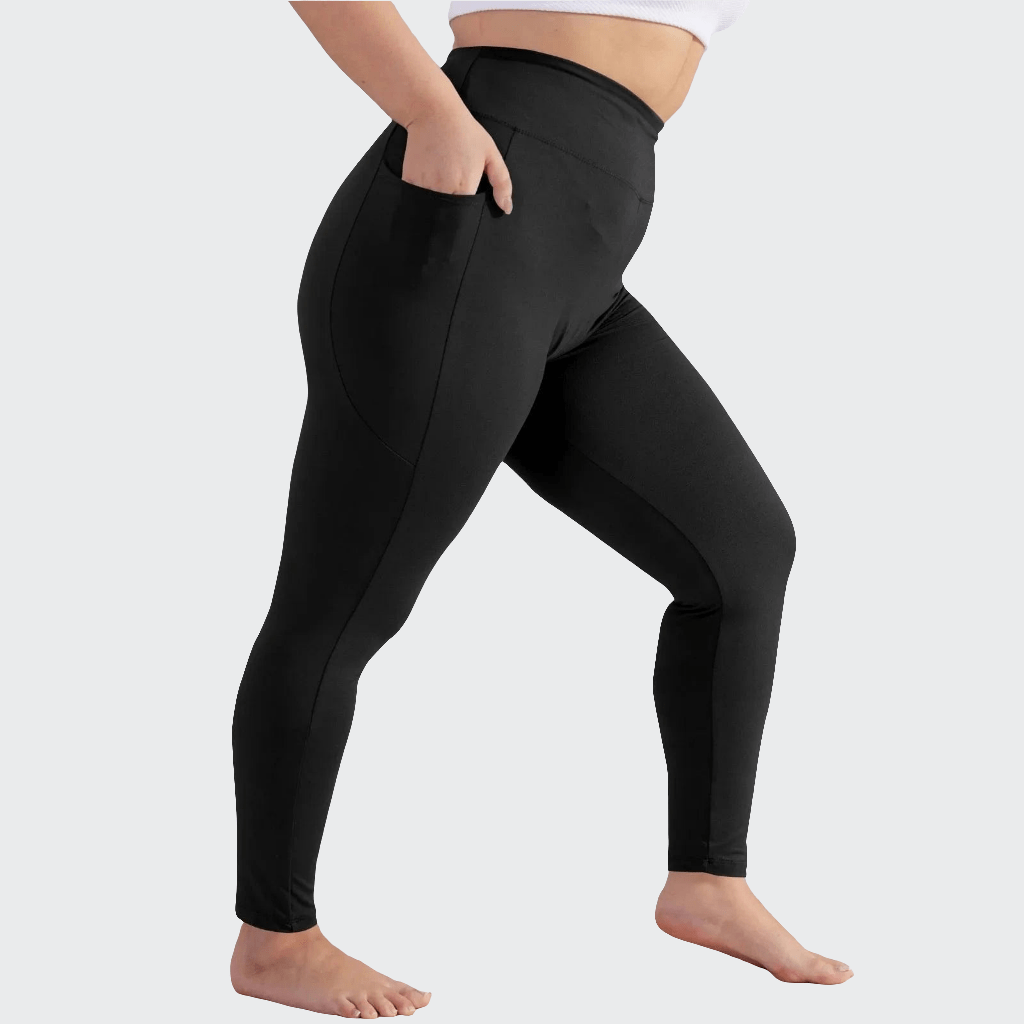 Pantalon Yoga Femme | Zen Yoga Plus Size : pantalon inclusif, XL à 5XL Black / 5XL