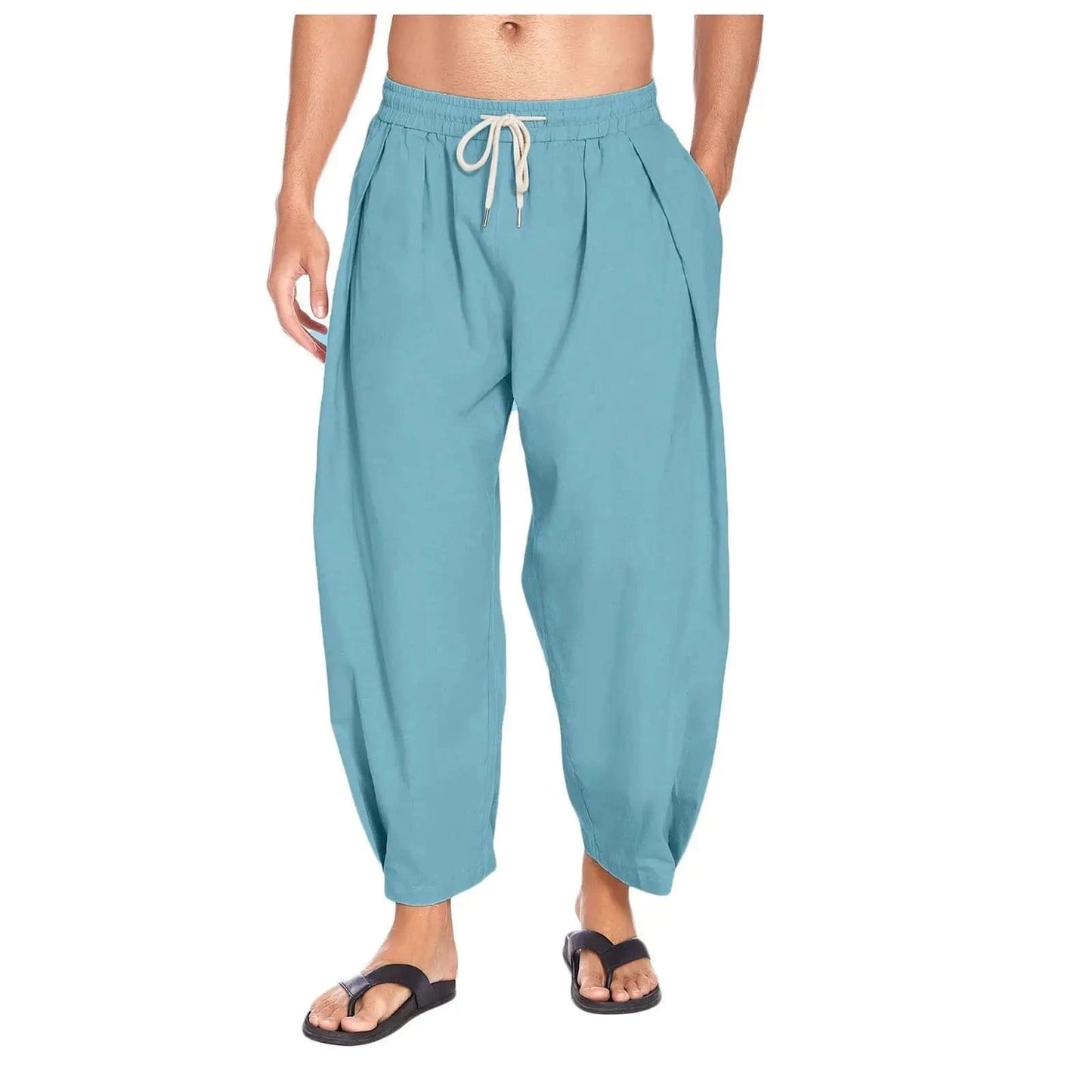 Pantalon Yoga Homme | Cotton Yogi lake blue / M