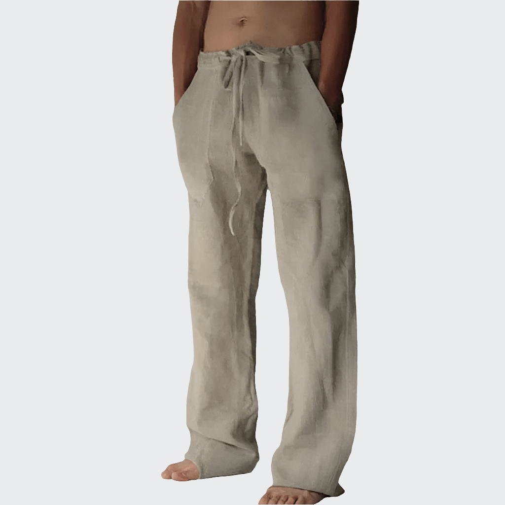 Pantalon Yoga Homme | Fluide Vibe Cream Beach / S