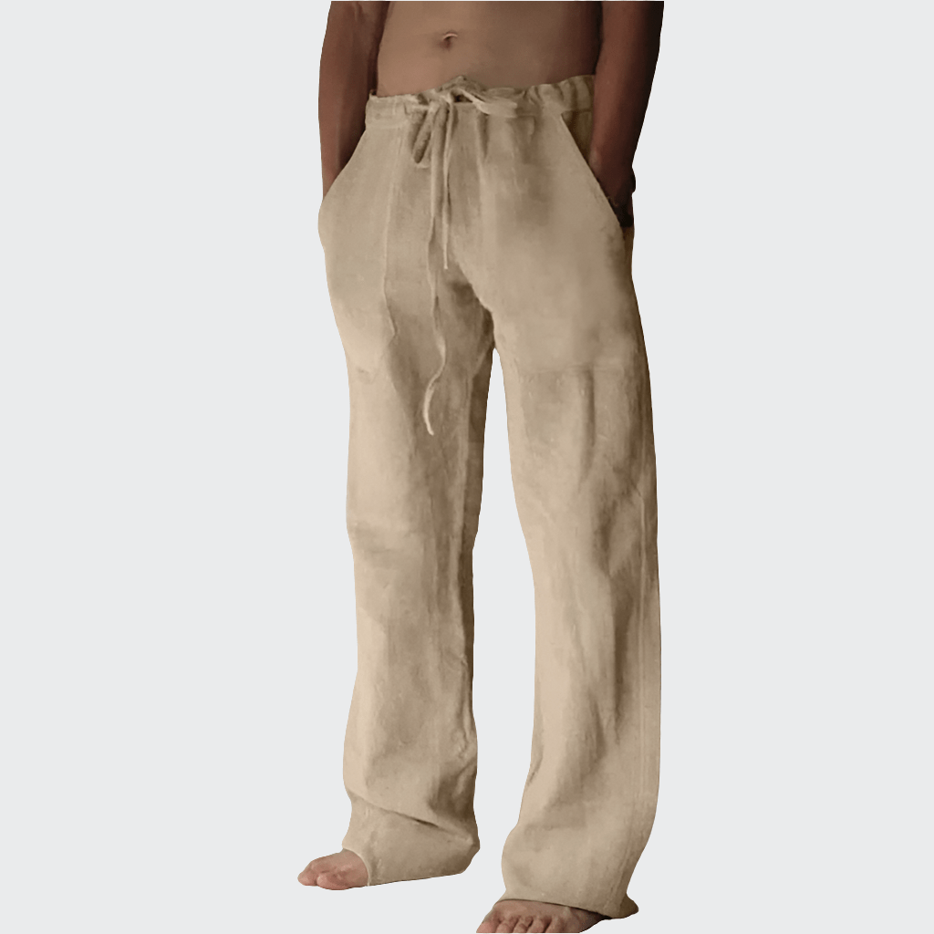 Pantalon Yoga Homme | Fluide Vibe Cream White / S