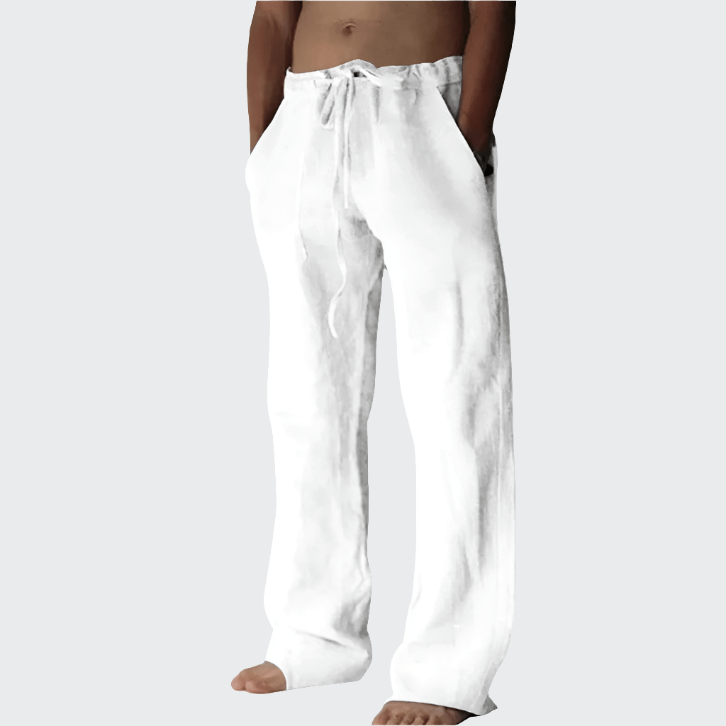 Pantalon Yoga Homme | Fluide Vibe White / S
