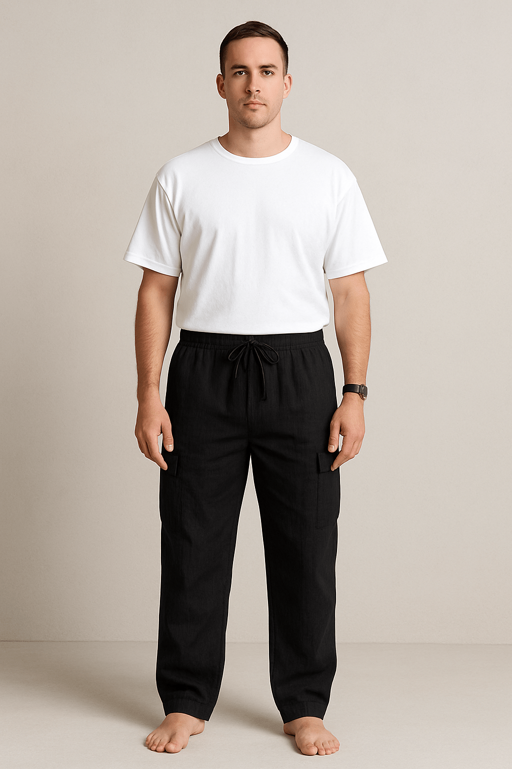 Pantalon Yoga Homme | Zen Ample Confort : ample et confortable.