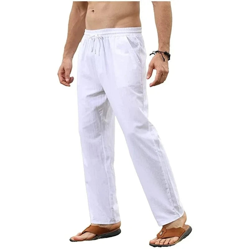 Pantalon yoga homme | Zen Baggy white / US XXXL
