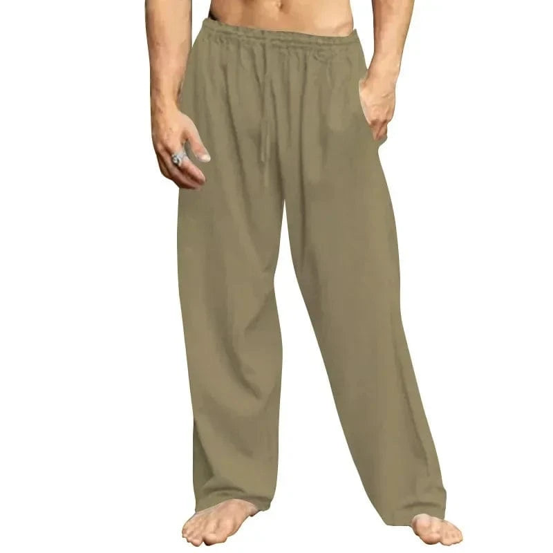 Pantalon Yoga Homme | Zen Decontract L 80-90KG / Military green