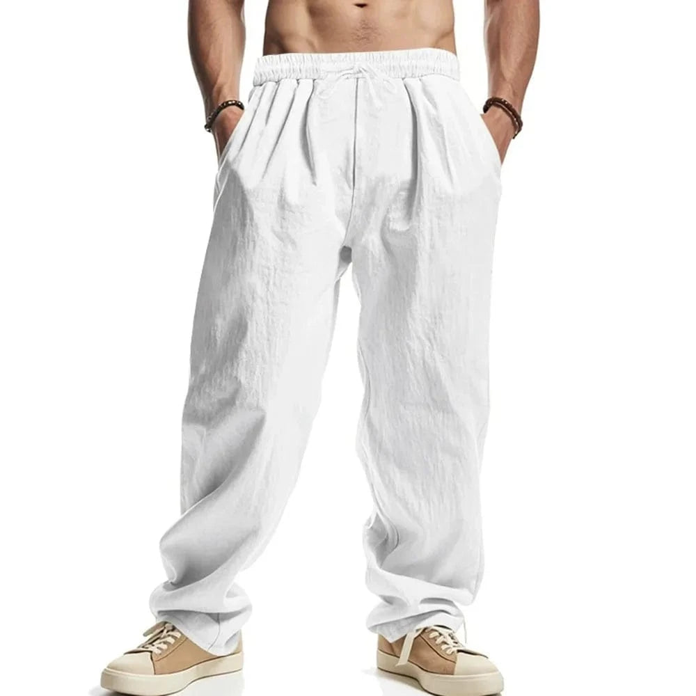 Pantalon yoga homme | Zen Superlarge white / XXXL