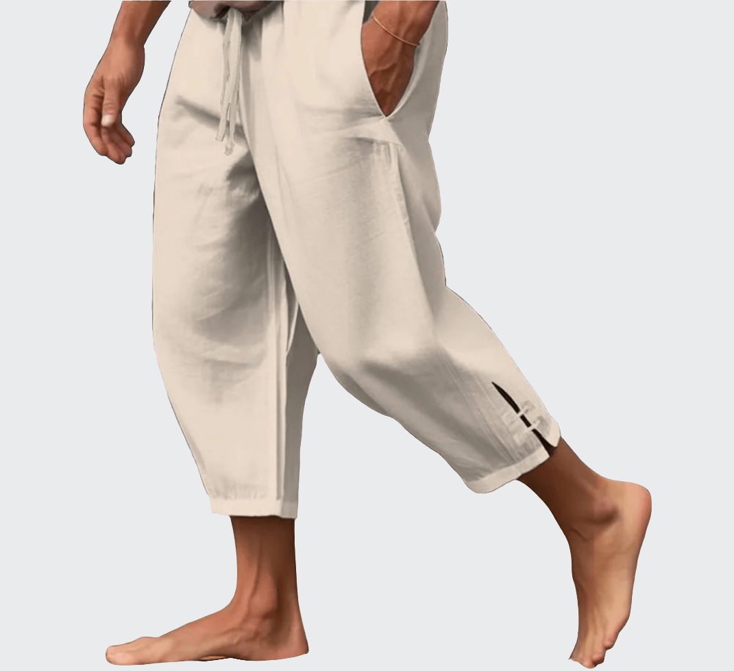 Pantalon Yoga Homme | Zen Tendance Khaki creme 1 / M