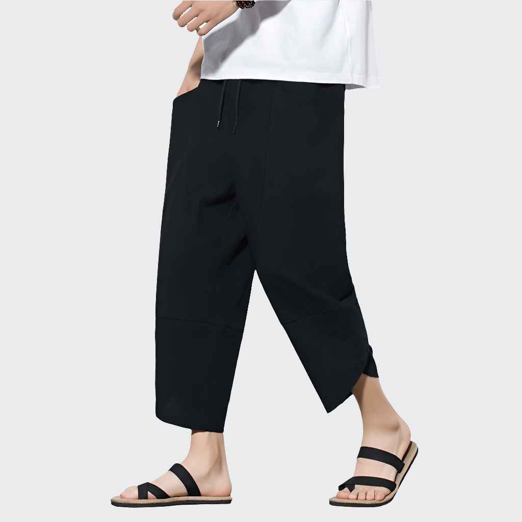 Pantalon Yoga Homme | Zen Trady Court black / 5XL