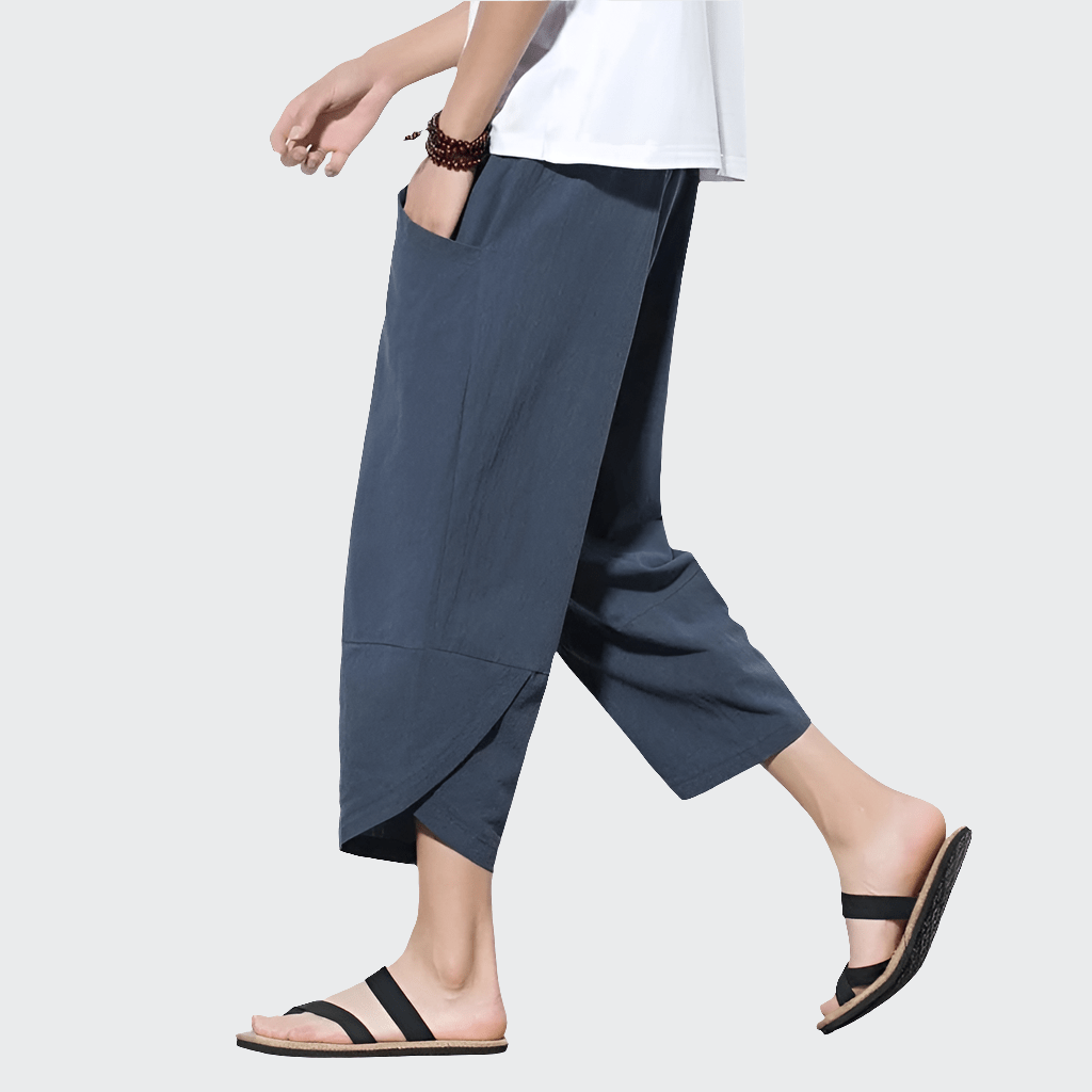 Pantalon Yoga Homme | Zen Trady Court navy blue / 5XL