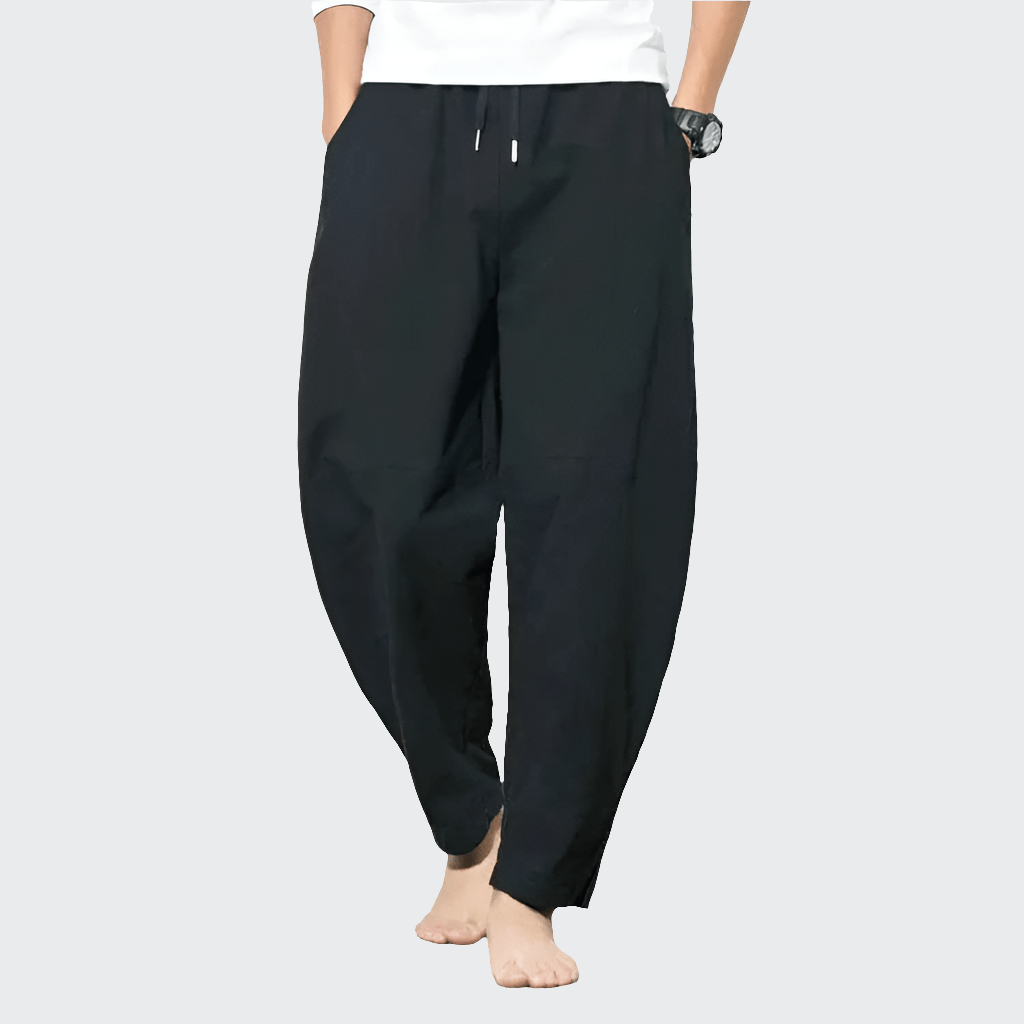 Pantalon yoga homme | Zen Vintage yoga Black K31 / 4XL (93-100KG)