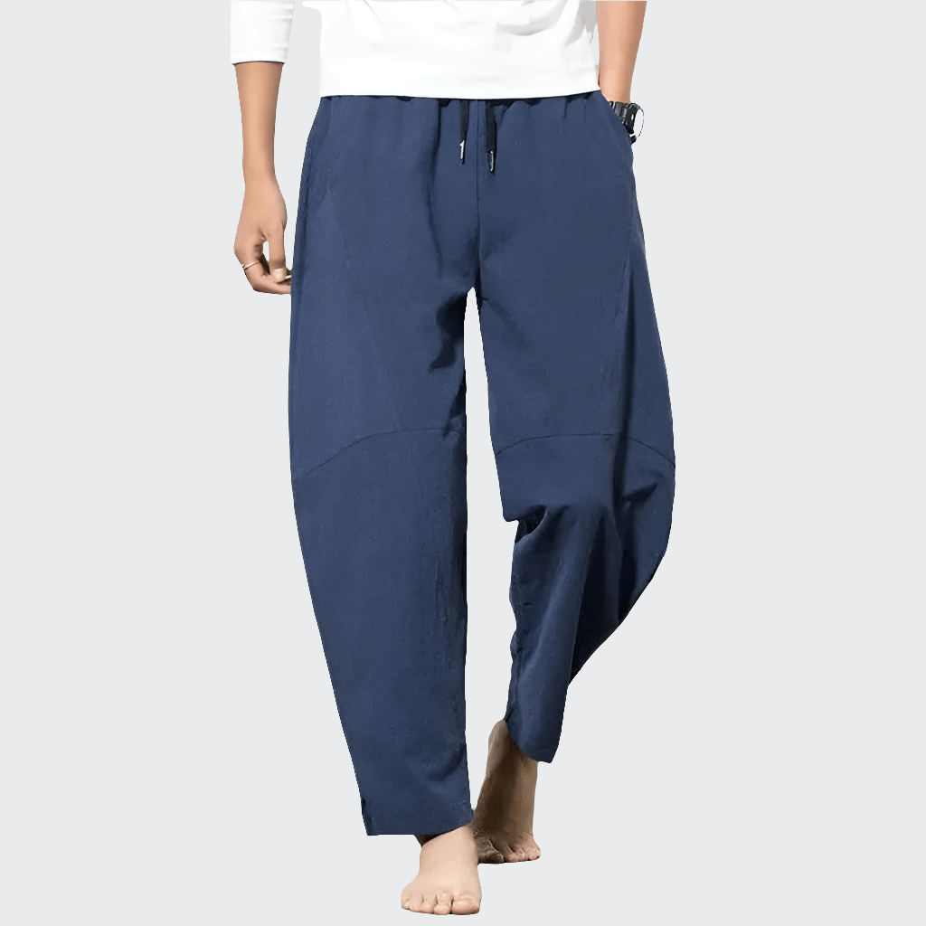 Pantalon yoga homme | Zen Vintage yoga Dark Blue K31 / 4XL (93-100KG)