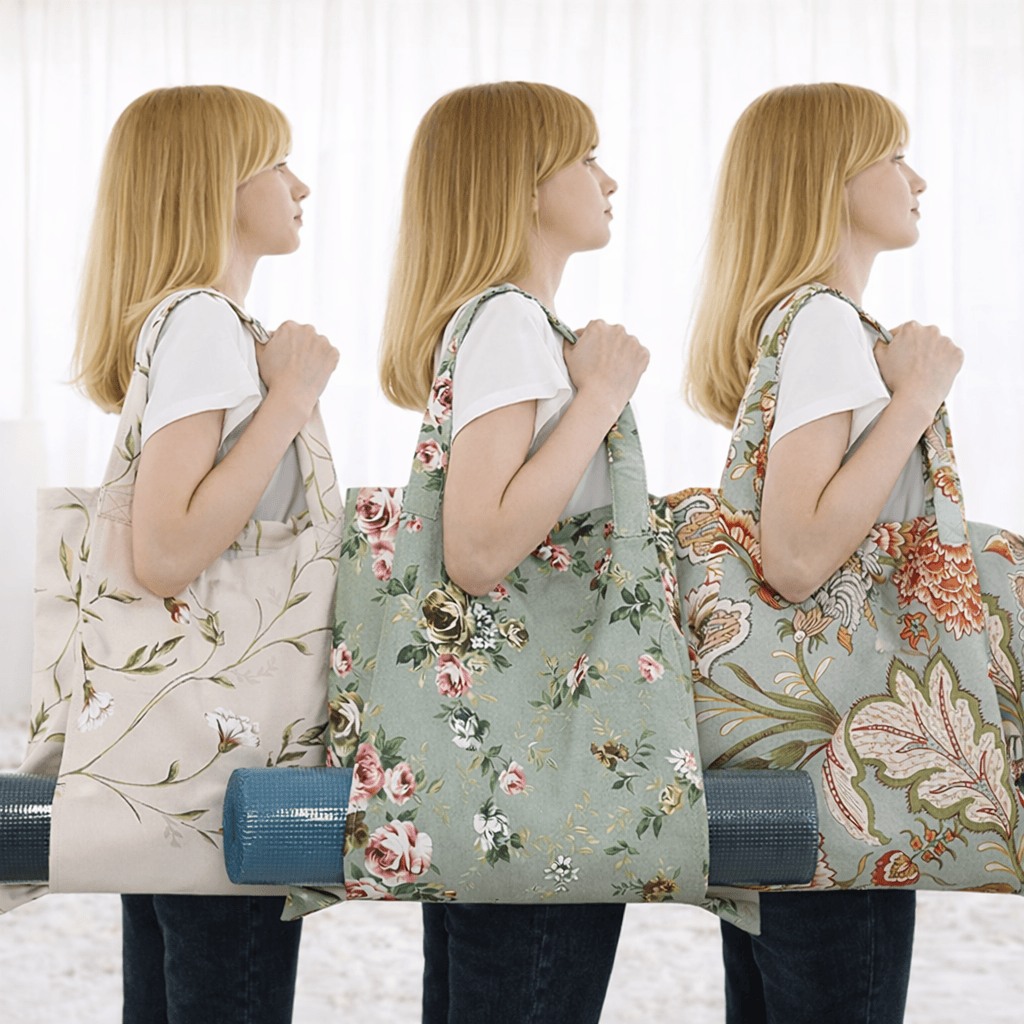 Sac de Yoga en canvas : transport pratique pour tapis et accessoires