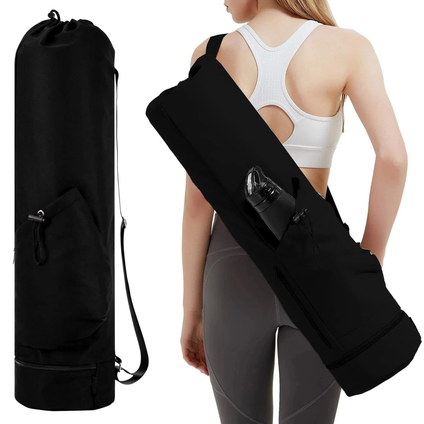 Sac pour tapis de yoga | Elegant Poche black