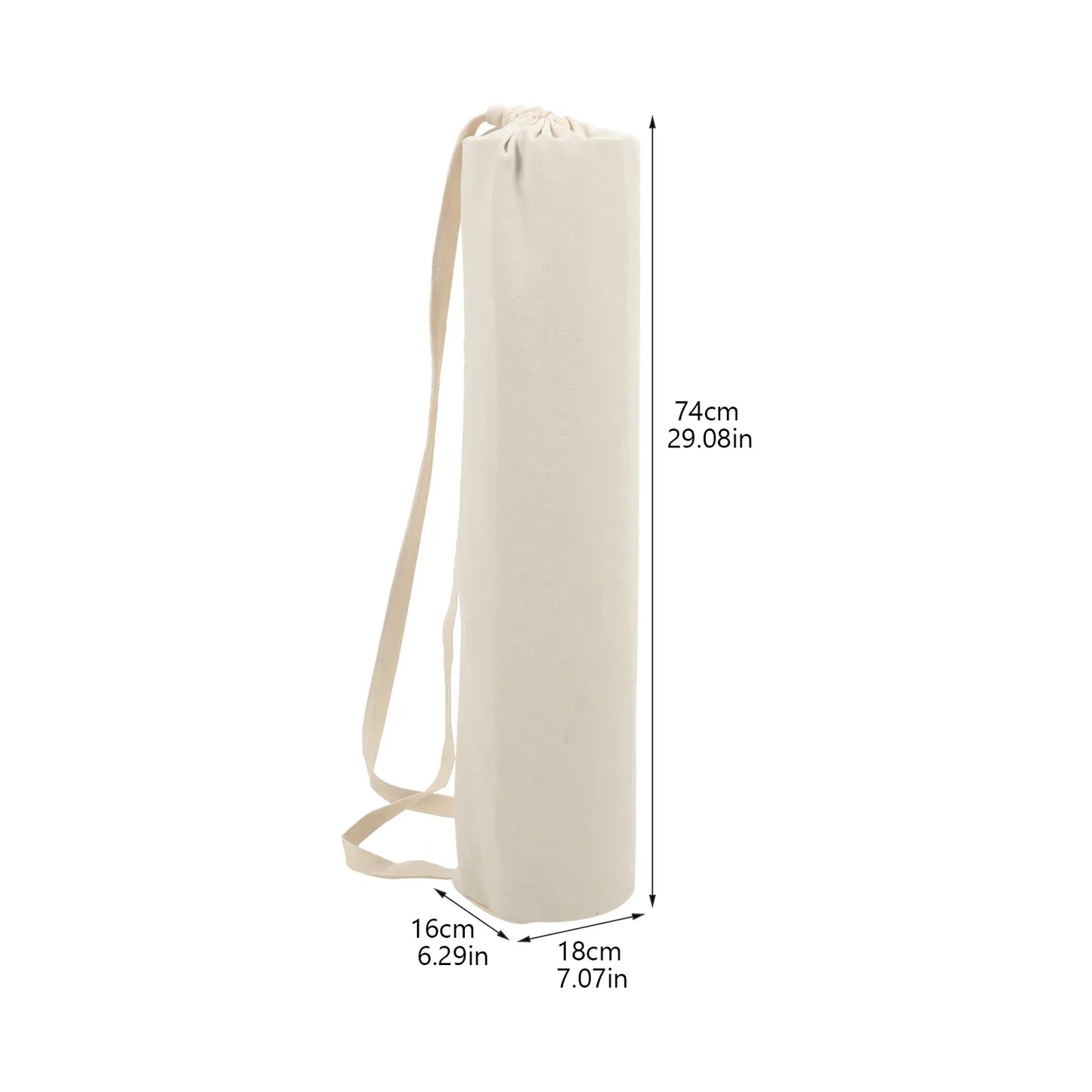 Sac Pour Tapis de Yoga | Naturel Bag White / 74.00X18.00X16.00CM