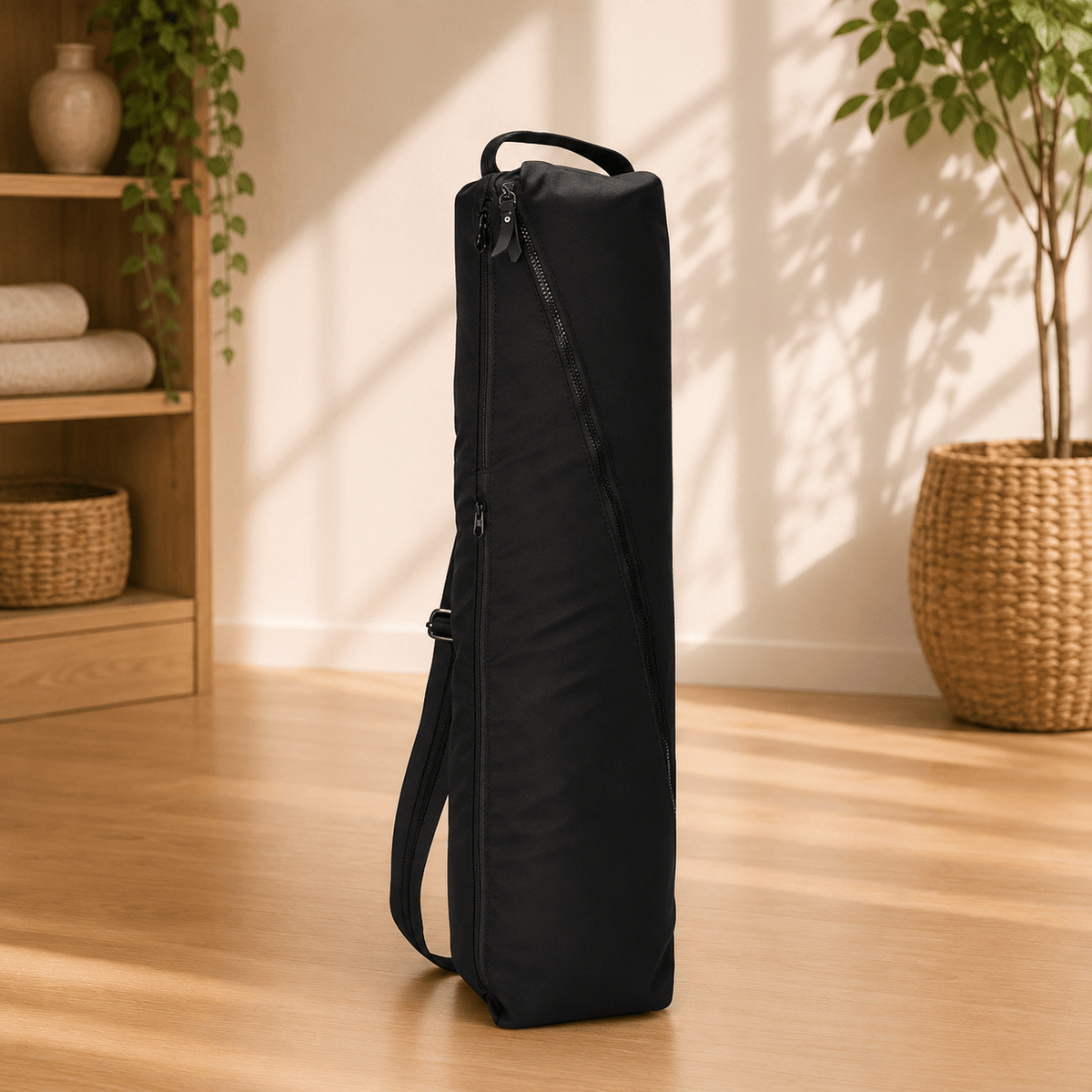 Sac pour tapis de yoga | Zen Travel Pro : Léger & Résistant Décor Black