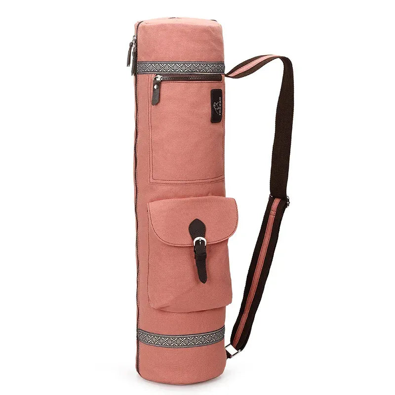 Sac Pour Tapis Yoga | Zen Sac Motif Abricot