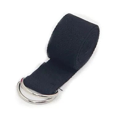 Sangle Yoga |Style Cotton Black