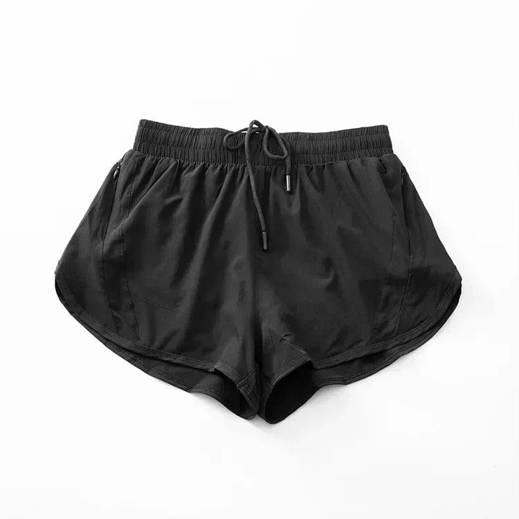 Short Yoga Femme | 2En1 Black / M-6