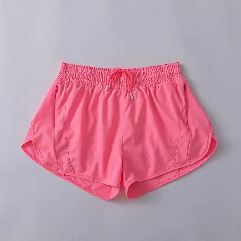 Short Yoga Femme | 2En1 Pink / M-6