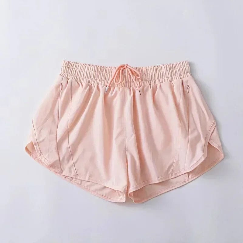Short Yoga Femme | 2En1 Pink mist / S-4