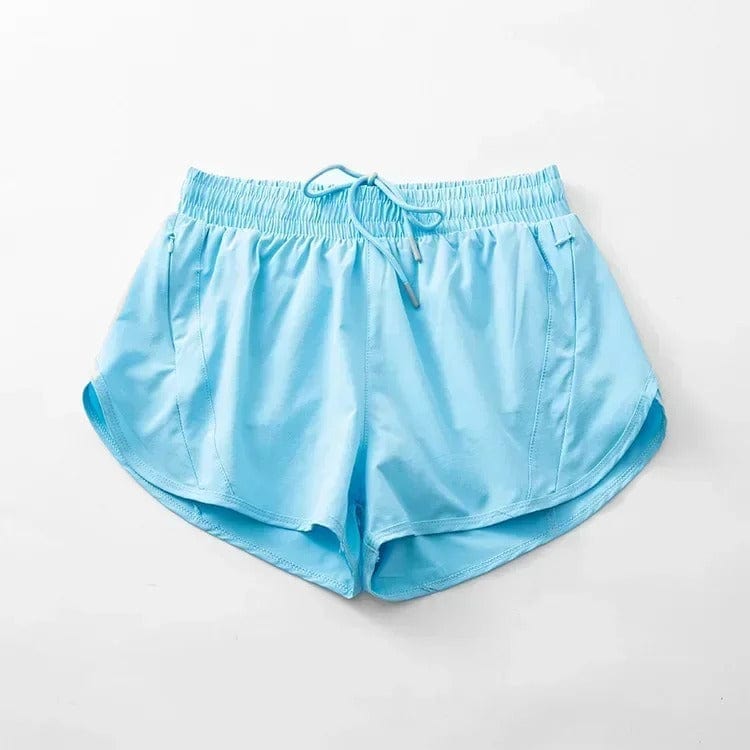 Short Yoga Femme | 2En1 Sky blue / XL-10