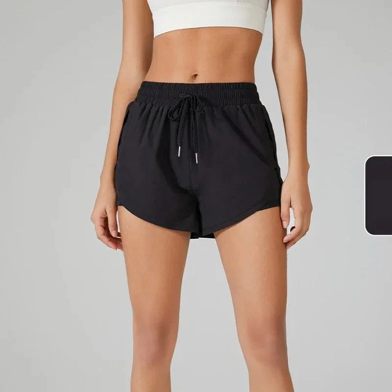 Short Yoga Femme | Cool Pocket Black / XL