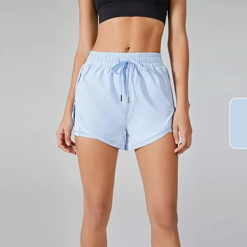 Short Yoga Femme | Cool Pocket Sky Blue / XL