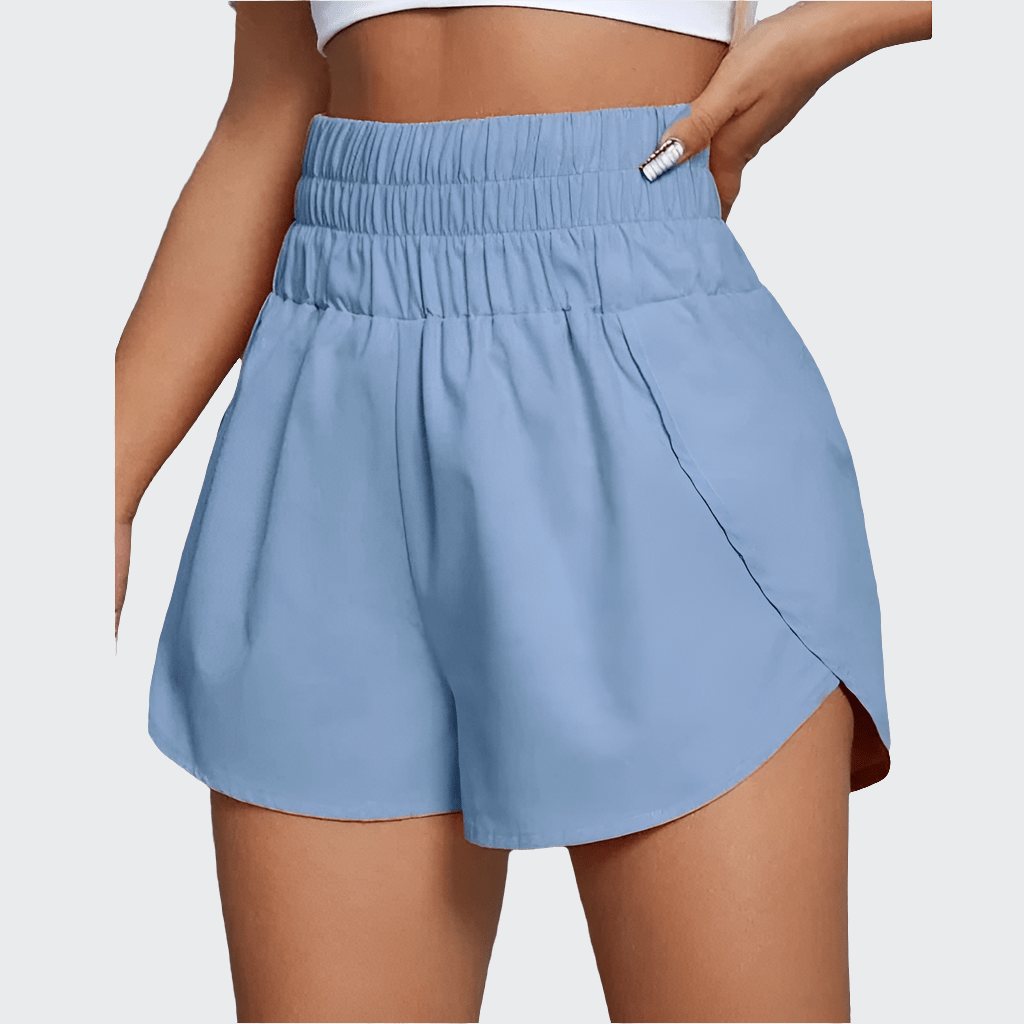 Short Yoga Femme | Large Band Light Blue / S