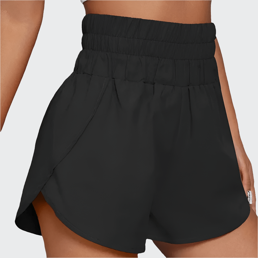Short Yoga Femme | Large Band Noir / S