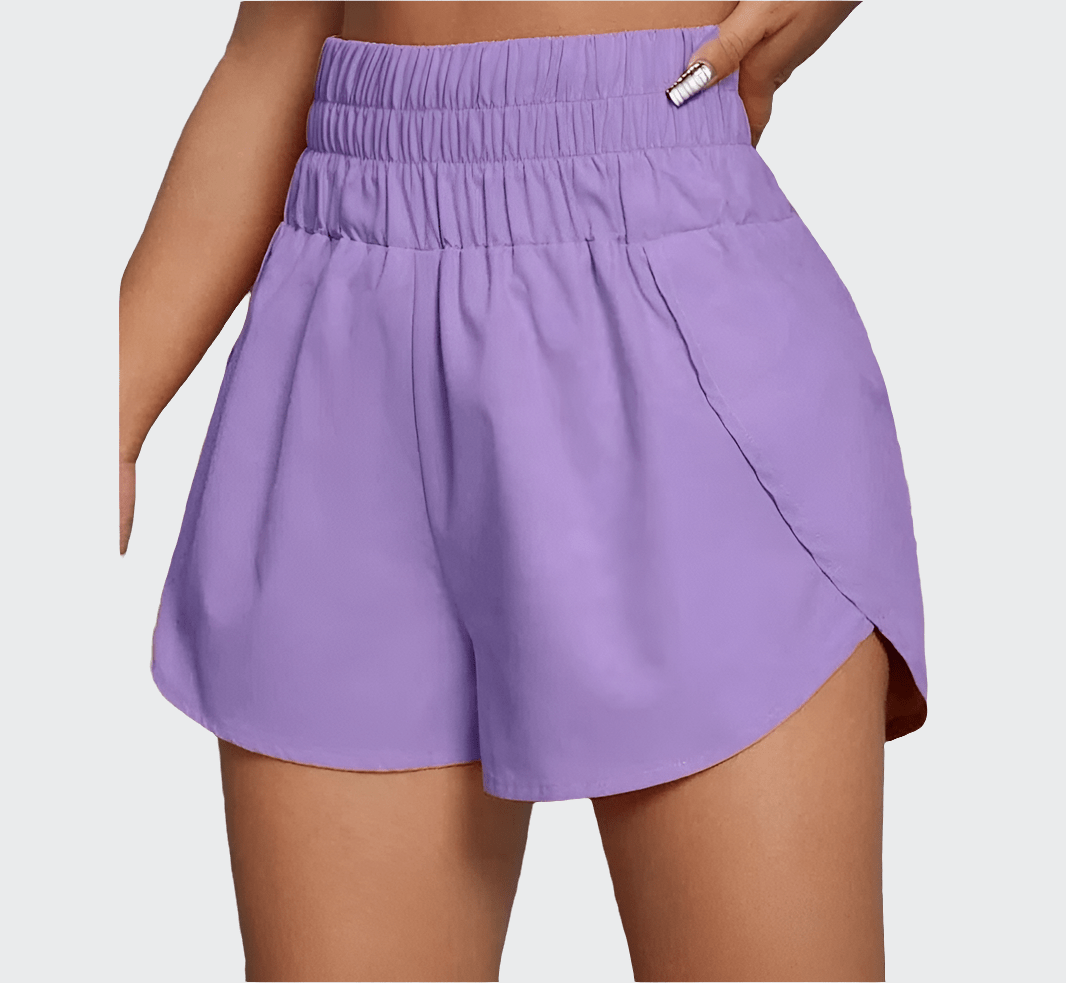 Short Yoga Femme | Large Band Violet / S