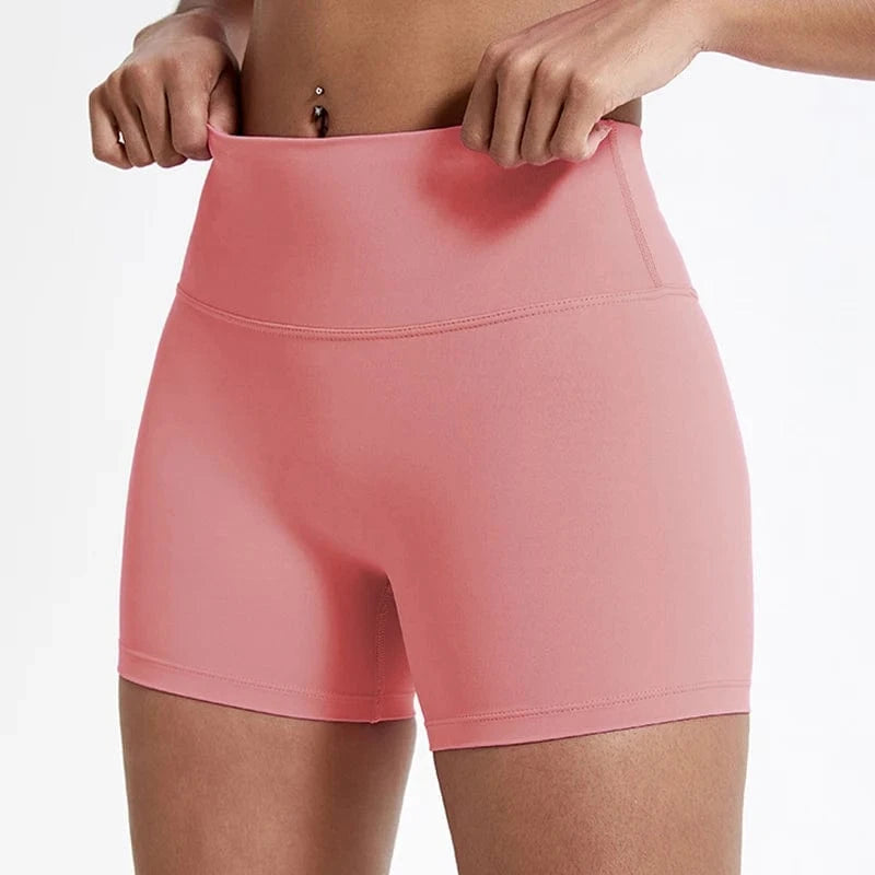 Short Yoga Femme | Taille Haute Flesh pink / XL
